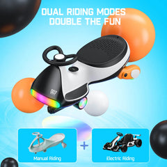 FanttikRide N7 Ultra 12V Electric Wiggle Car with Pedal
