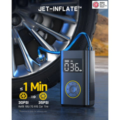 Fanttik X9 Pro Tire Inflator and Potent T10 1800 Amp Jump Starter