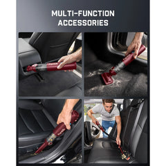 Fanttik Slim V8 APEX Car Vacuum RobustClean® Red